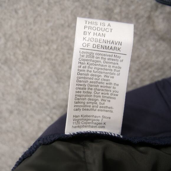 Han Kjobenhavn Joggers Pants Mens Medium Blue Elastic Waist Tapered Drawstring - Picture 6 of 15